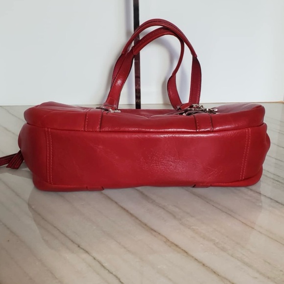 Coach Bonnie Soho Red Shoulder Bag No 12695 - Picture 7 of 16